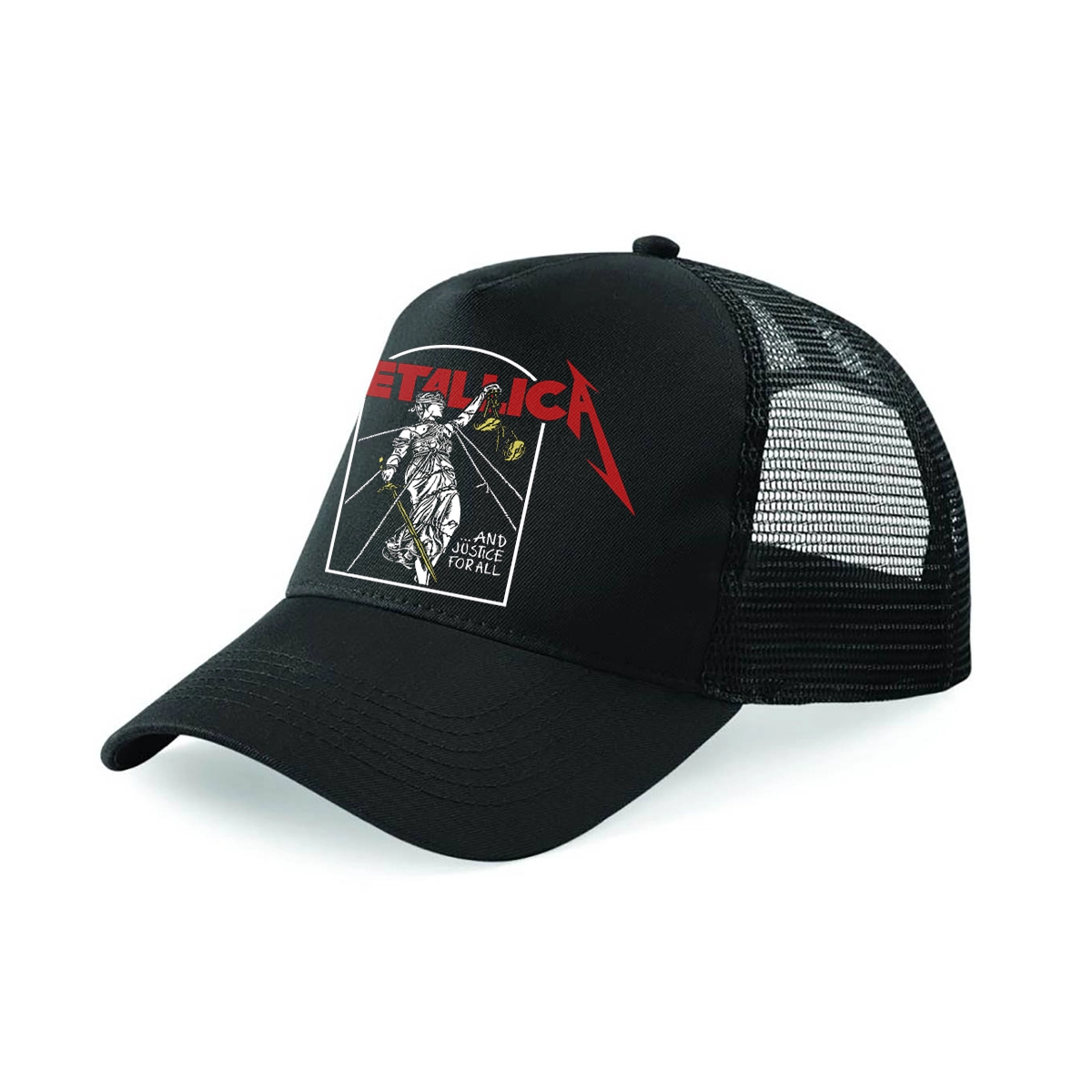 METALLICA - ...And Justice For All Trucker Cap · CAP (Thrash Metal Clothes)