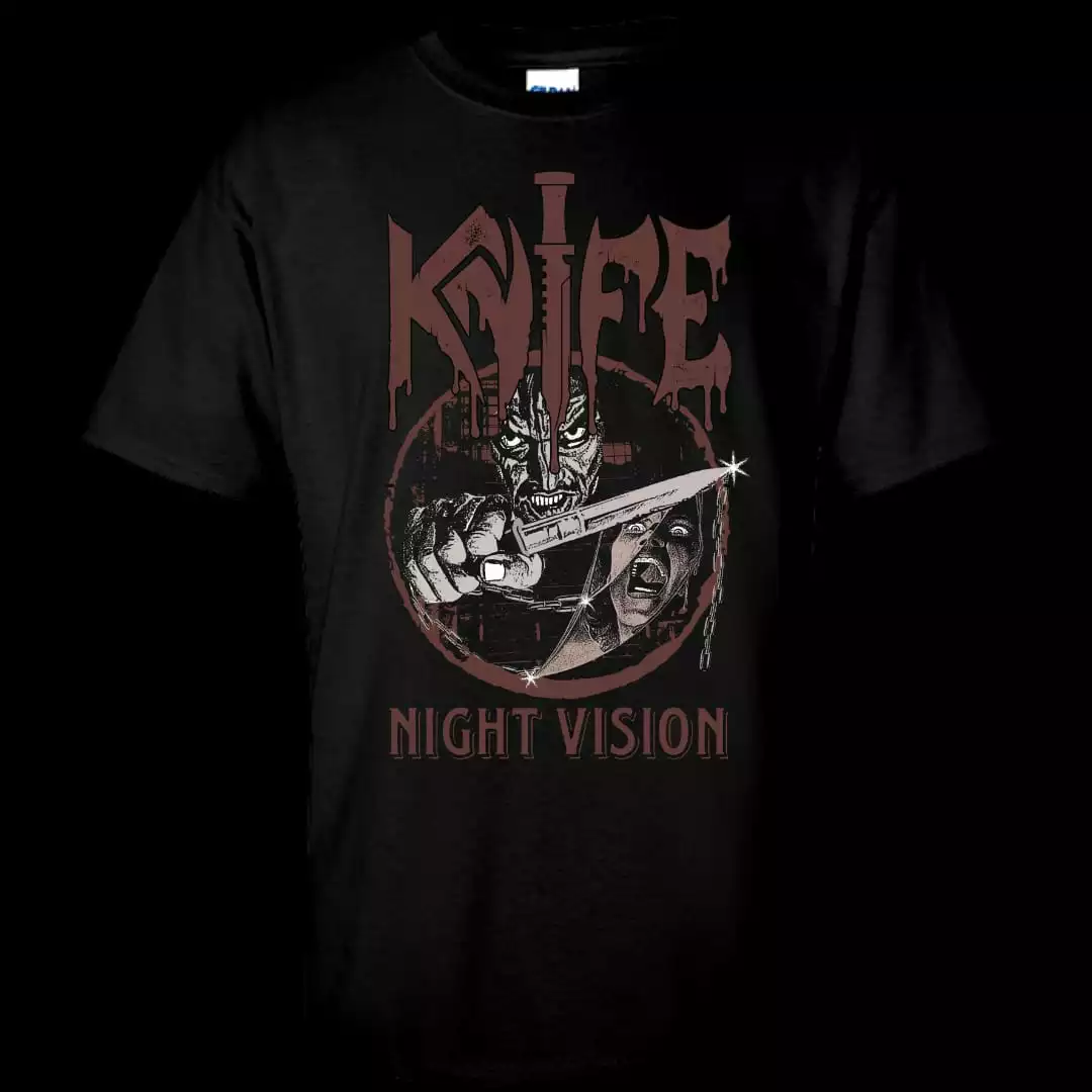 KNIFE - Night Vision · T-SHIRT (Speed Metal Clothes)