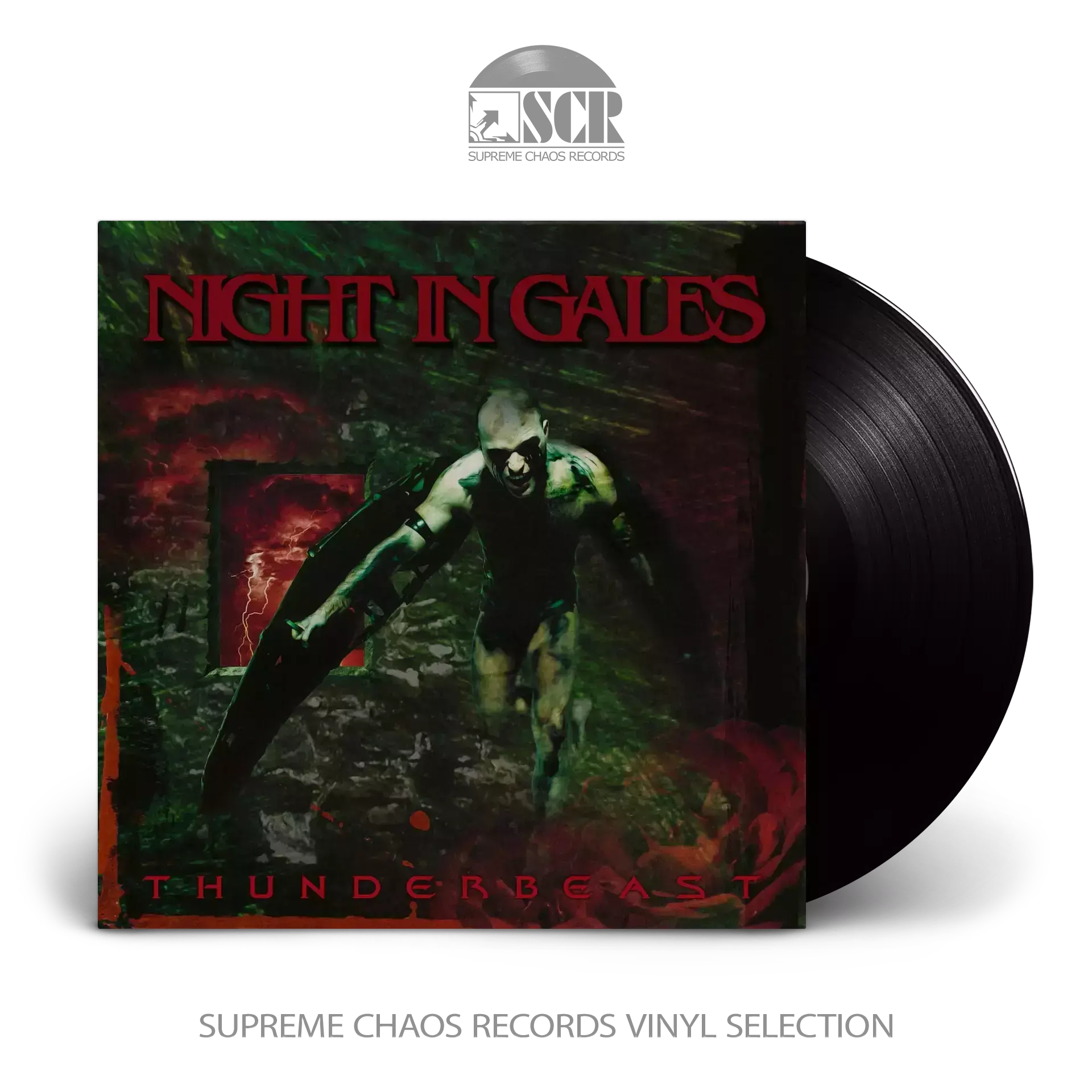 NIGHT IN GALES · Thunderbeast | BLACK LP (Melodic Death Metal Vinyl)