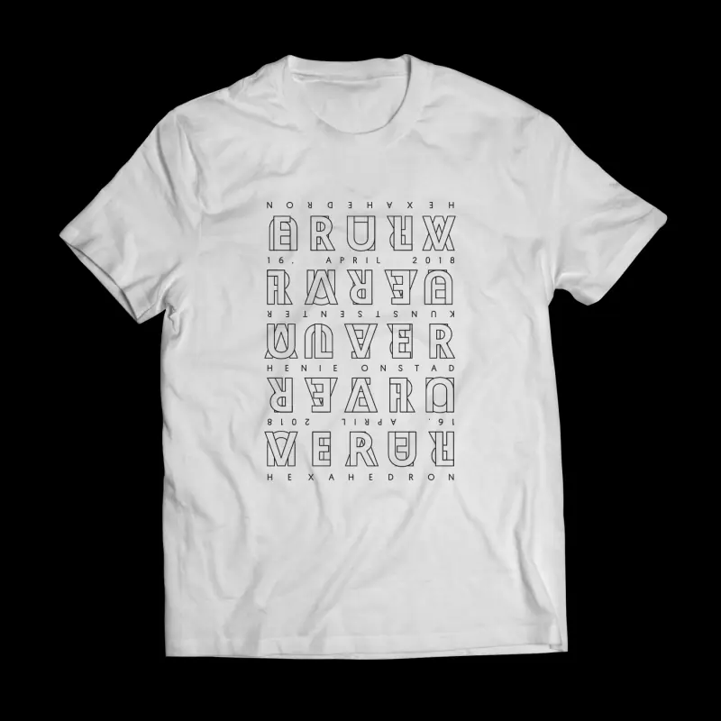 ULVER · Hexahedron White | T-SHIRT ULVER · Hexahedron White | T-SHIRT (Ambient Clothes)