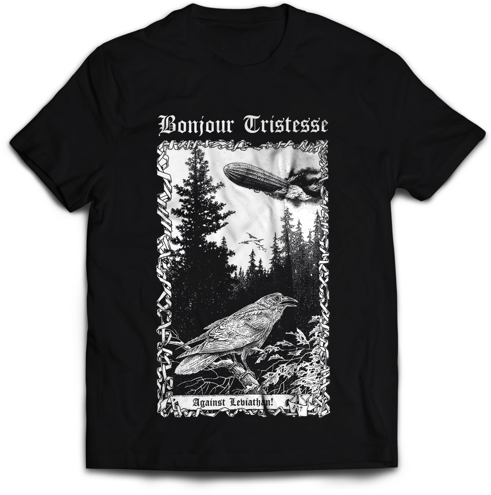 BONJOUR TRISTESSE · Against Leviathan | T-SHIRT (Black Metal Clothes)