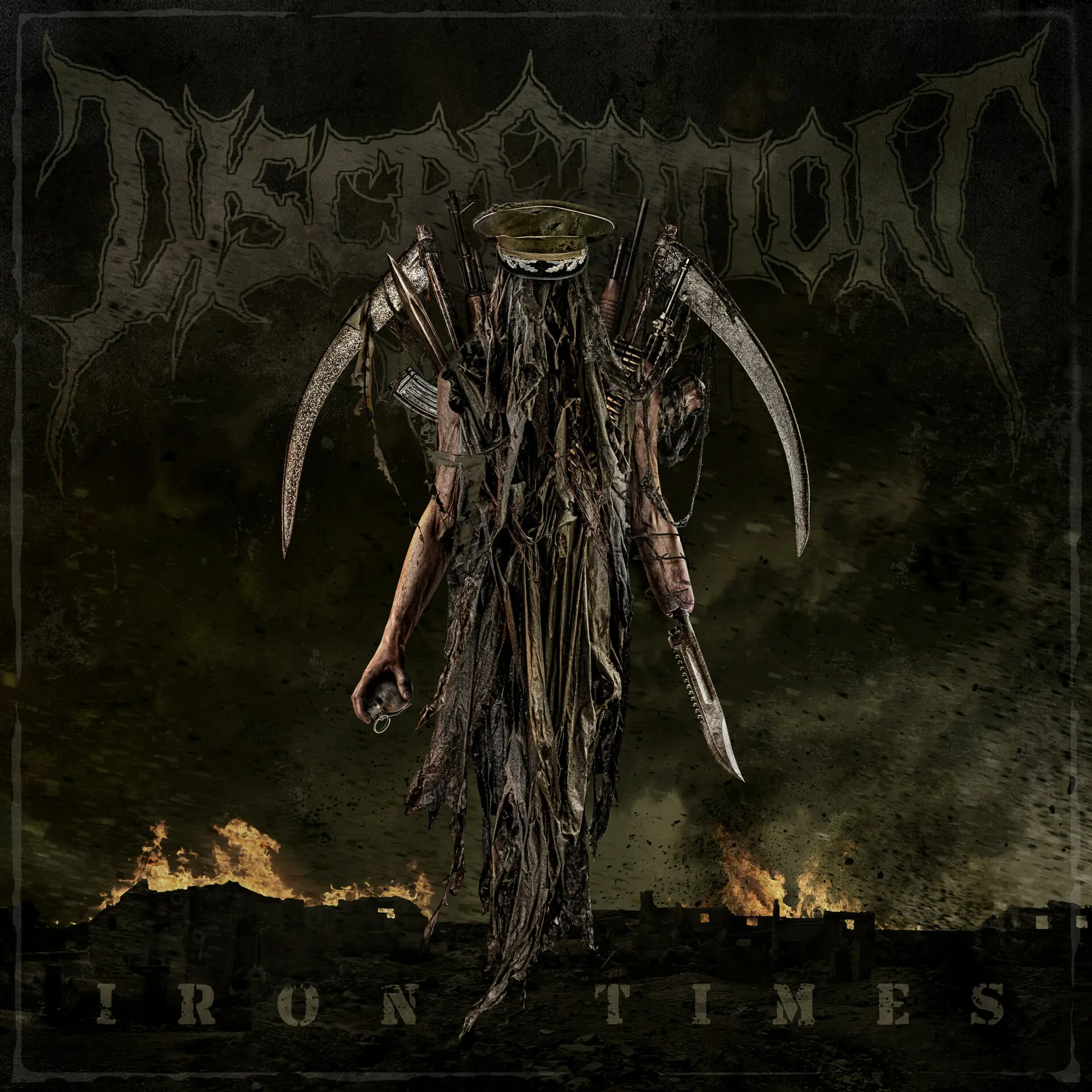 DISCREATION - Iron Times · GOLD LP (Death Metal Vinyl) · Bild 1