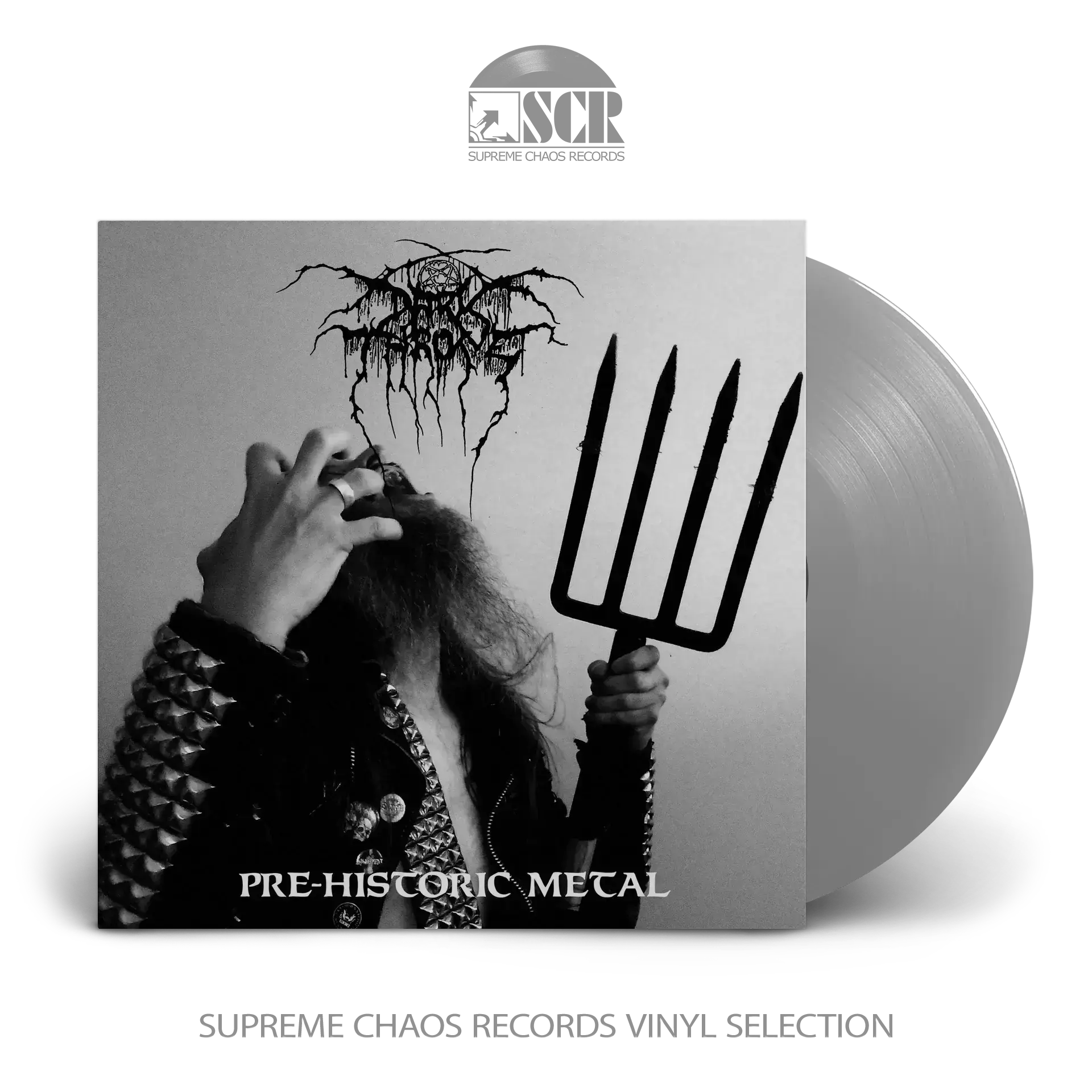 DARKTHRONE · Pre-Historic Metal | SILVER LP DARKTHRONE · Pre-Historic Metal | SILVER LP (Black Metal Vinyl)