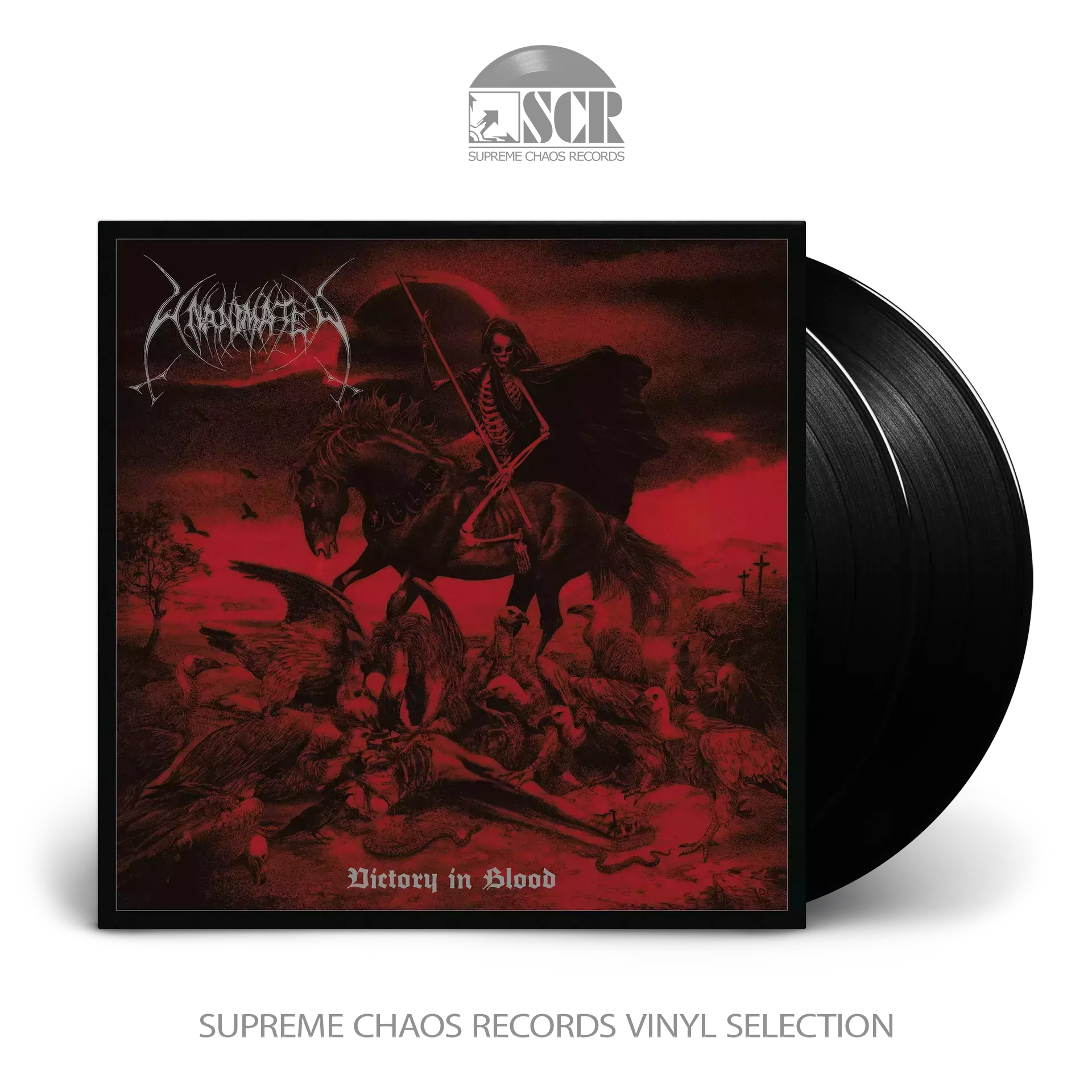 UNANIMATED - Victory in Blood · BLACK DLP (Death Metal Vinyl)