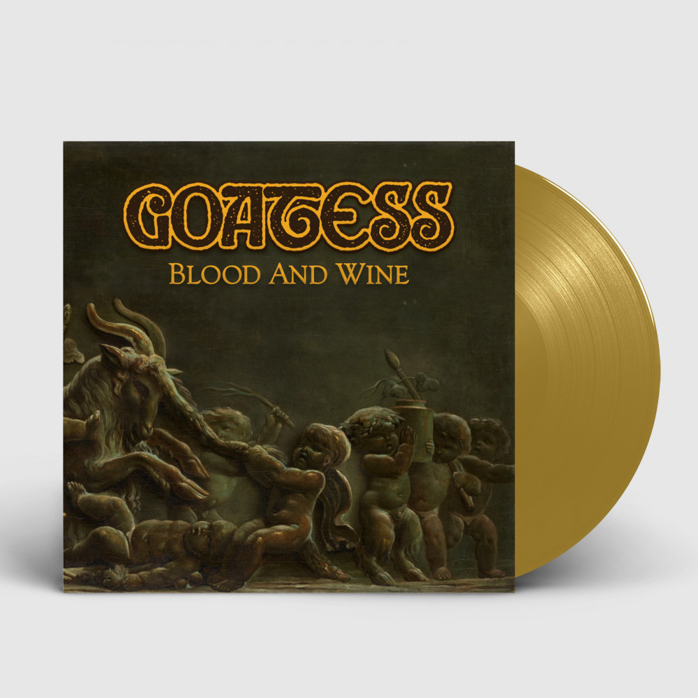 GOATESS - Blood And Wine · GOLD LP GOATESS - Blood And Wine · GOLD LP (Doom Metal Vinyl)