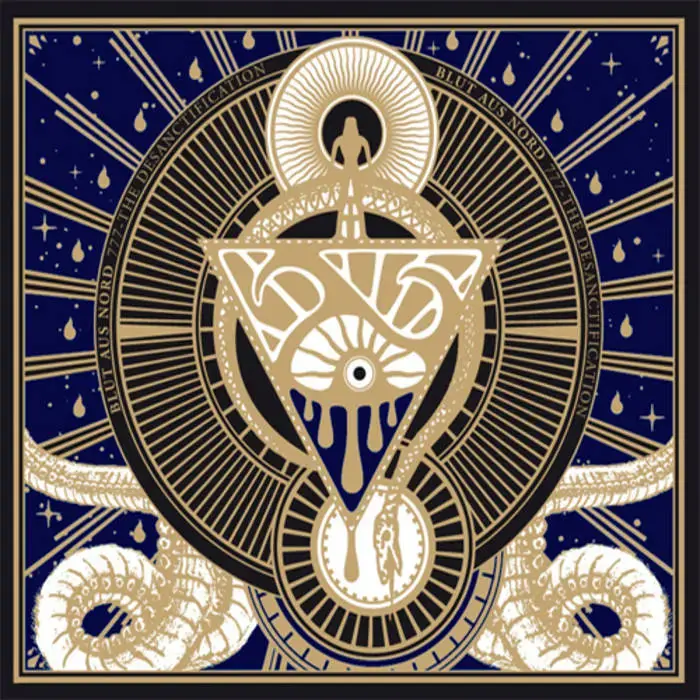 BLUT AUS NORD - 777 - The Desanctification · BLUE/BLACK MARBLED LP · Bild 1 BLUT AUS NORD - 777 - The Desanctification · BLUE/BLACK MARBLED LP (Black Metal Vinyl) · Bild 1