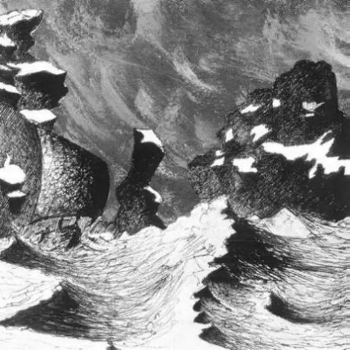 BLUT AUS NORD - Ultima Thulée · BLUE/SILVER LP · Bild 1 BLUT AUS NORD - Ultima Thulée · BLUE/SILVER LP (Black Metal Vinyl) · Bild 1