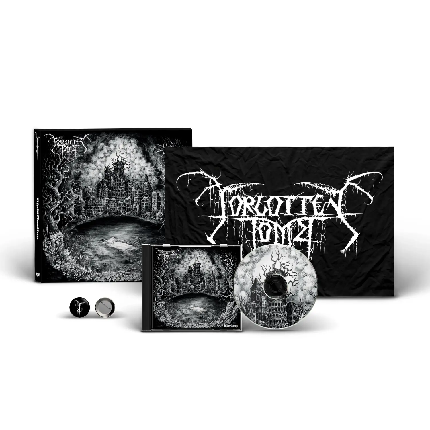 FORGOTTEN TOMB - Nightfloating · CD BOX FORGOTTEN TOMB - Nightfloating · CD BOX (Black Metal/Doom Metal CDs)