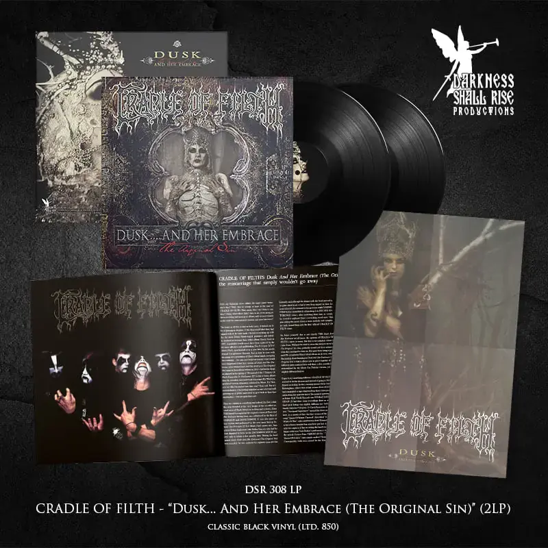 CRADLE OF FILTH - Dusk And Her Embrace (The Original Sin) · BLACK 2LP · Bild 2 CRADLE OF FILTH - Dusk And Her Embrace (The Original Sin) · BLACK 2LP (Gothic Metal/Black Metal Vinyl) · Bild 2