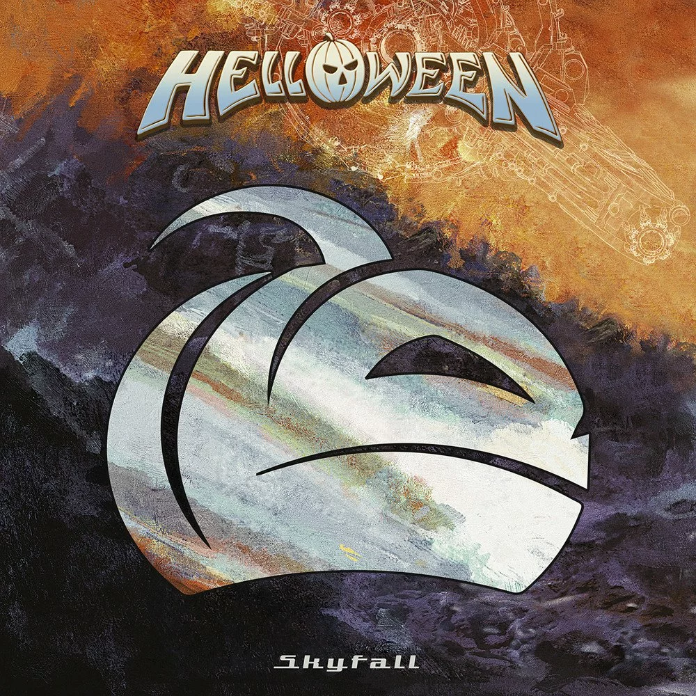 HELLOWEEN - Skyfall · ORANGE/BLACK INKSPOT LP (Heavy Metal Vinyl) · Bild 1