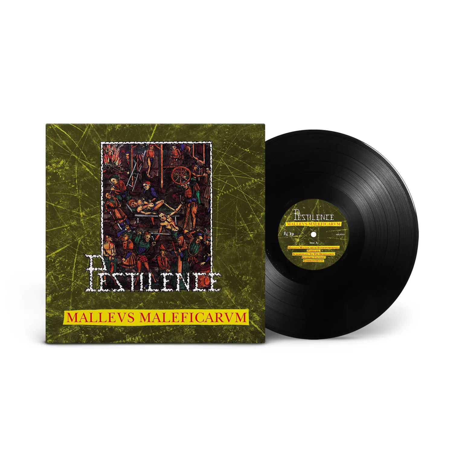 PESTILENCE · Malleus Malleficarum (Re-Release 2023) | BLACK LP PESTILENCE · Malleus Malleficarum (Re-Release 2023) | BLACK LP (Death Metal Vinyl)