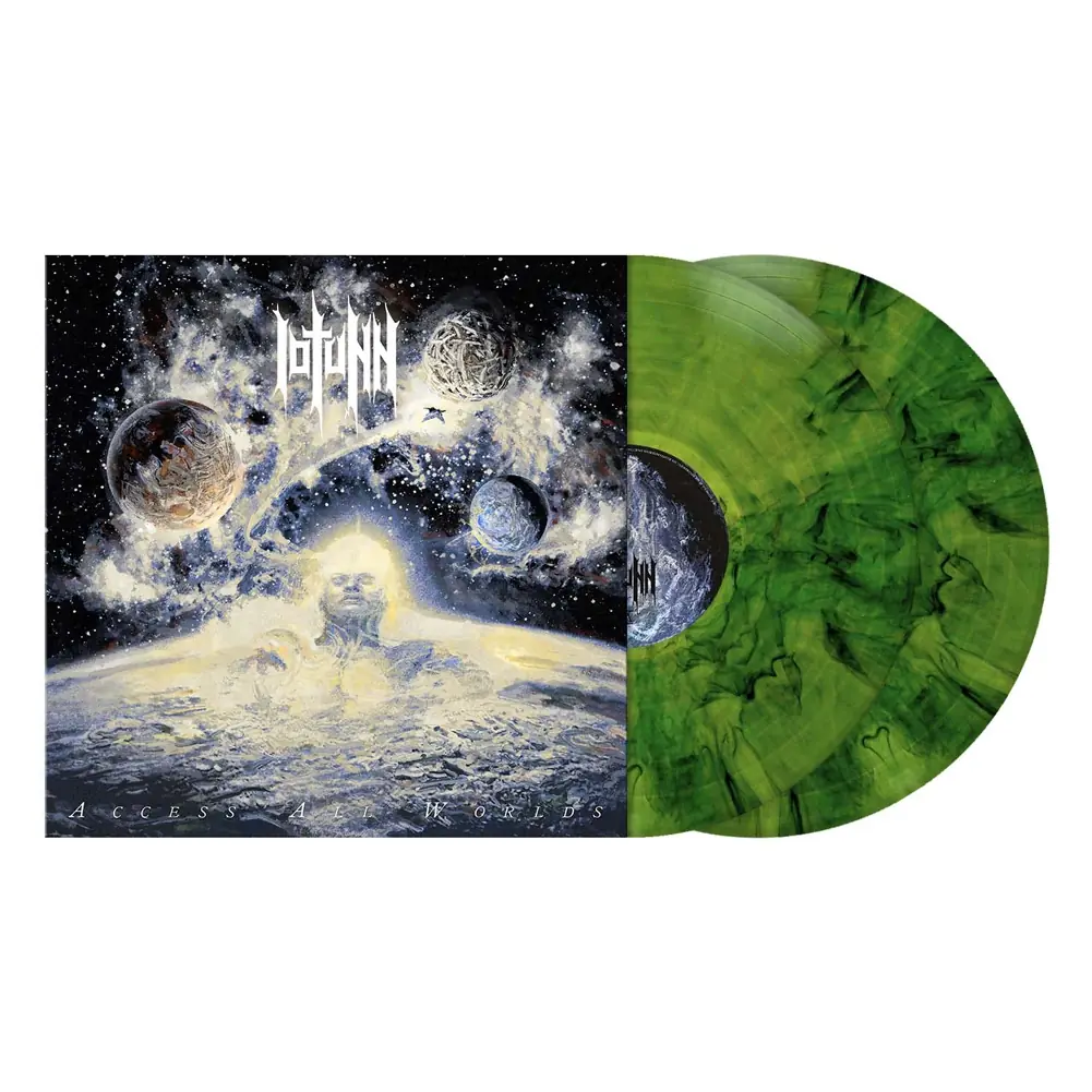 IOTUNN - Access All Worlds · LEAF GREEN MARBLED 2LP (Progressive Metal/Doom Metal/Melodic Death Metal Vinyl)