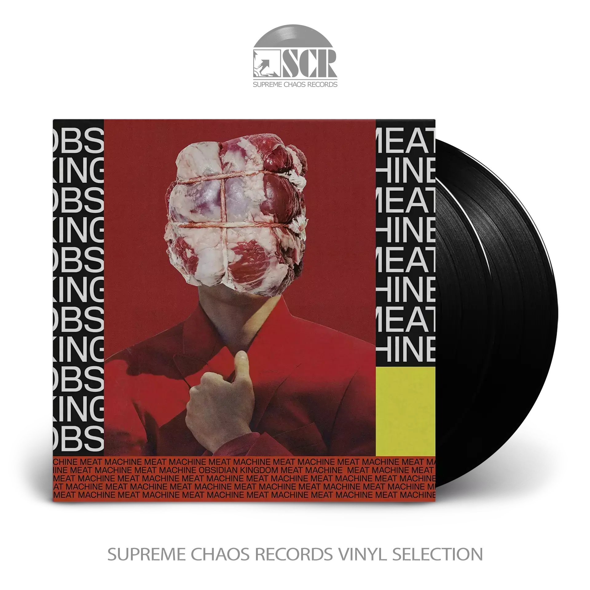 OBSIDIAN KINGDOM - Meat Machine · BLACK DLP (Progressive Metal Vinyl)