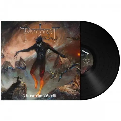 PORTRAIT · Burn The World | BLACK LP (Heavy Metal Vinyl)