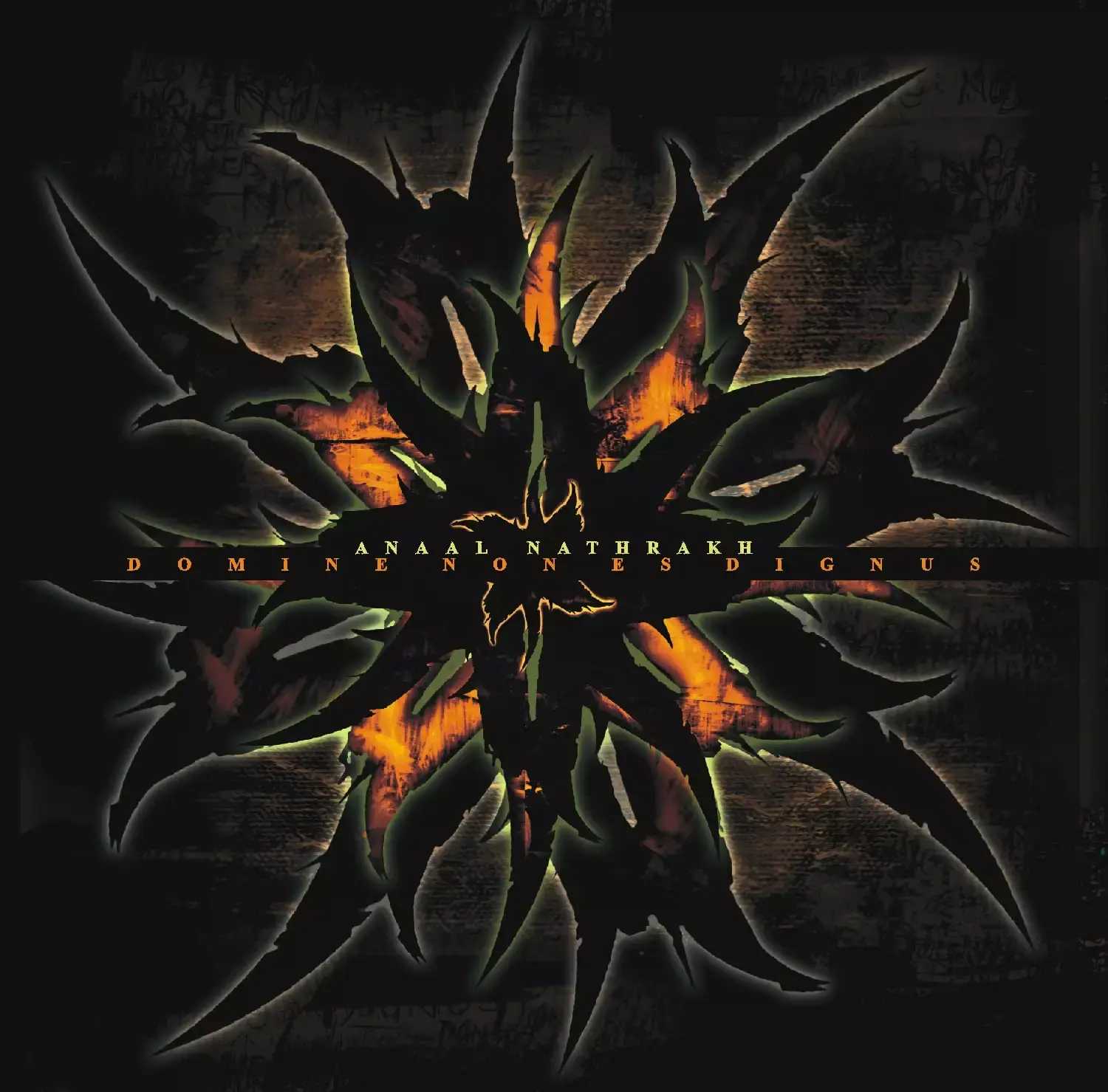 ANAAL NATHRAKH - Domine Non Es Dignus · ORANGE MARBLED LP 1