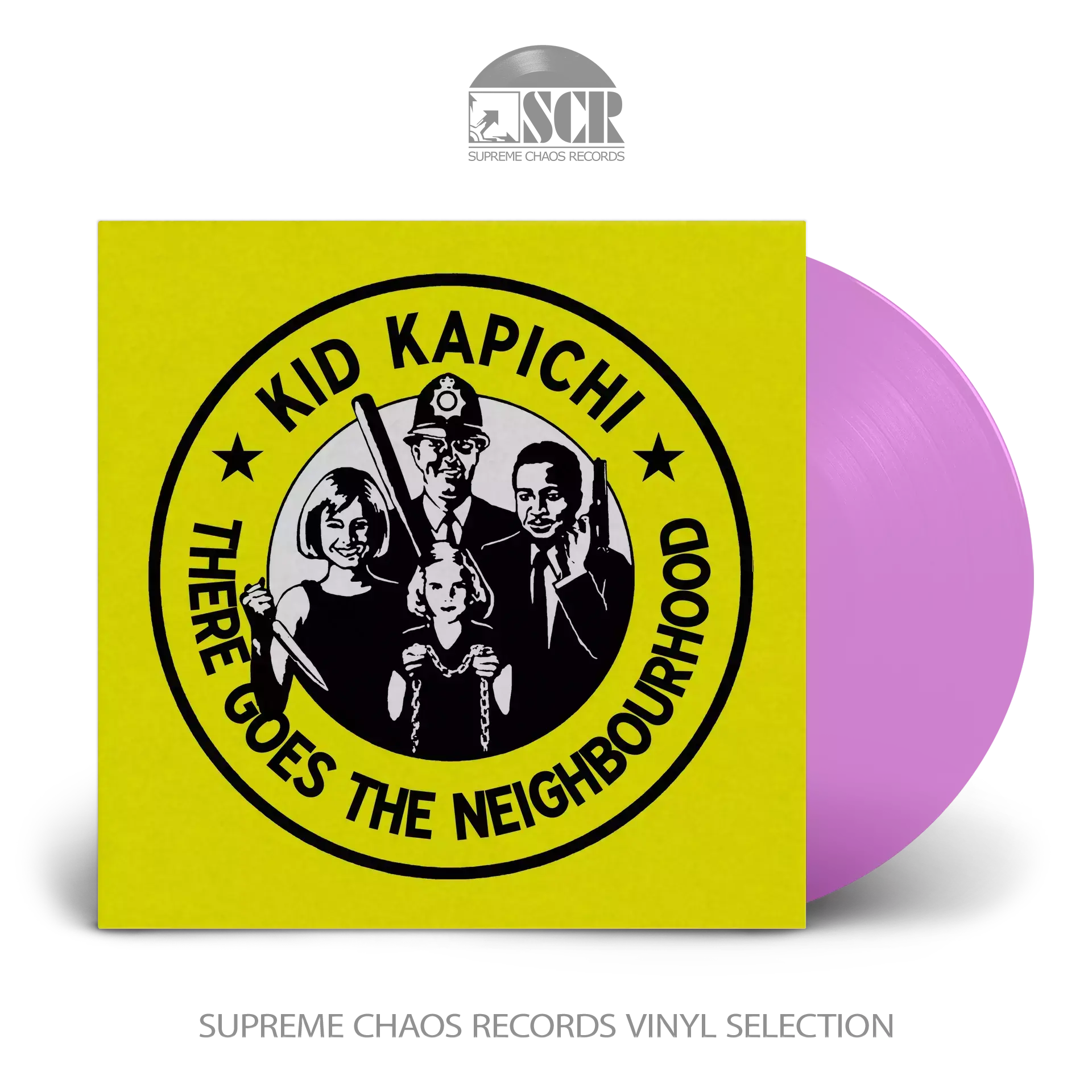 KID KAPICHI - There Goes The Neighbourhood · NEON PINK LP (Alternative Rock Vinyl)