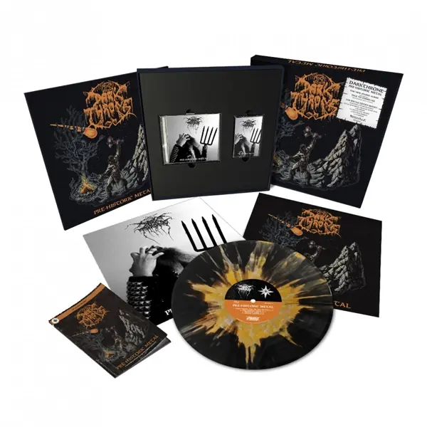 DARKTHRONE · Pre-Historic Metal | SPLATTER LP BOX SET DARKTHRONE · Pre-Historic Metal | SPLATTER LP BOX SET (Black Metal Vinyl)