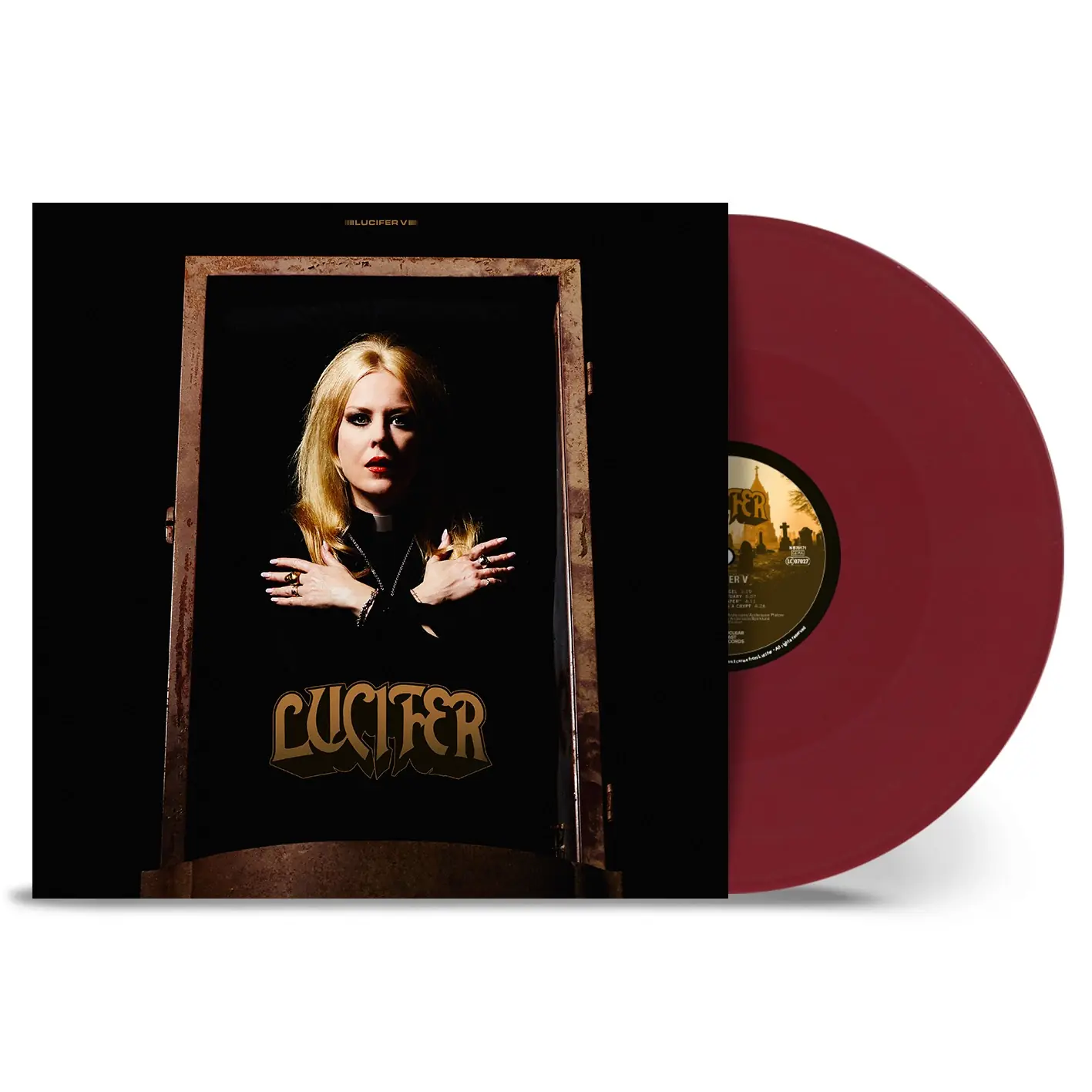 LUCIFER - Lucifer V · OXBLOOD RED LP (Doom Metal Vinyl)