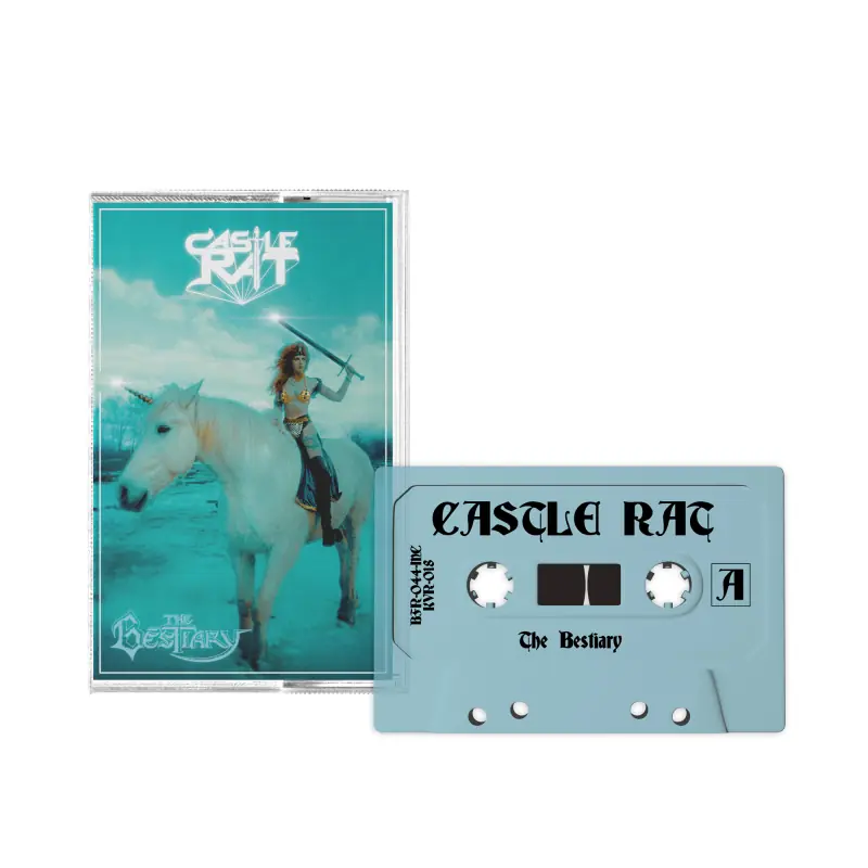 CASTLE RAT · The Bestiary | SEA BLUE TAPE CASTLE RAT · The Bestiary | SEA BLUE TAPE (Heavy Metal/Epic Metal Tapes)