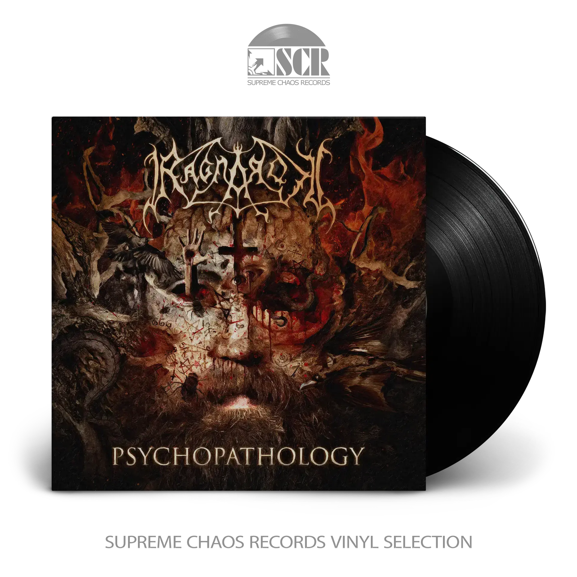 RAGNAROK · Psychopathology | BLACK LP RAGNAROK · Psychopathology | BLACK LP (Black Metal Vinyl)