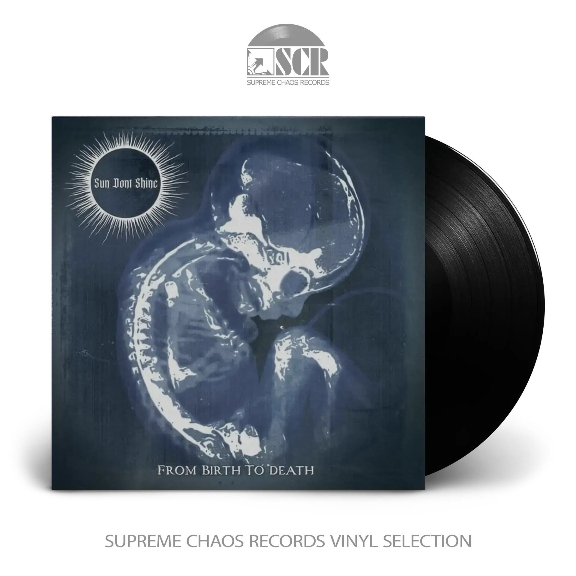 SUN DONT SHINE · From Birth To Death | BLACK LP (Doom Metal/Sludge Vinyl)