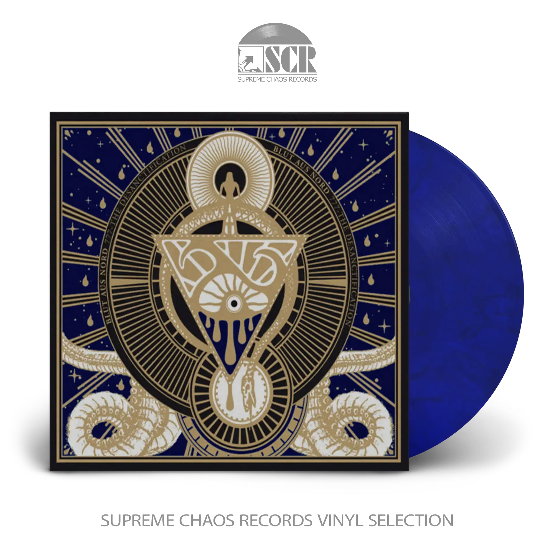 BLUT AUS NORD - 777 - The Desanctification · BLUE/BLACK MARBLED LP (Black Metal Vinyl)