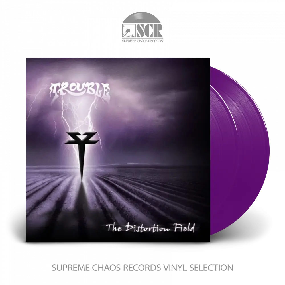 TROUBLE · The Distortion Field | TRANSPARENT PURPLE 2LP TROUBLE · The Distortion Field | TRANSPARENT PURPLE 2LP (Doom Metal/Heavy Metal Vinyl)
