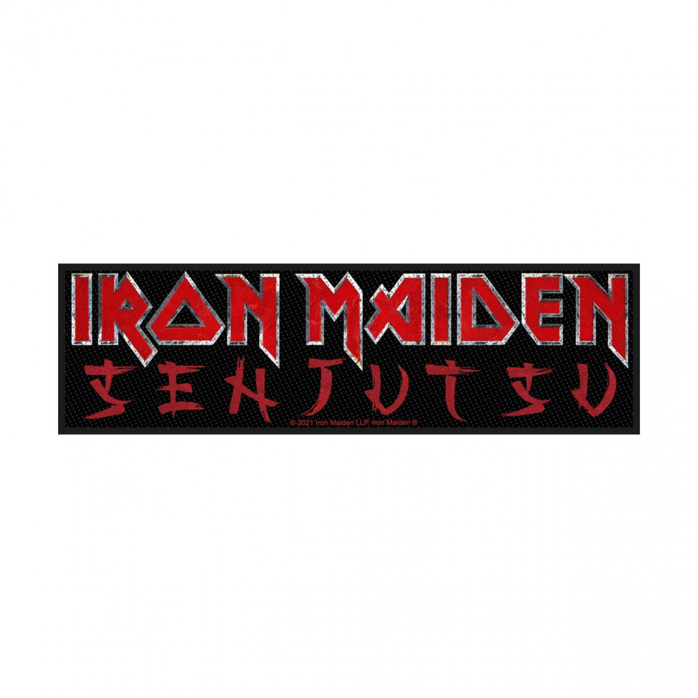 IRON MAIDEN - Senjutsu Logo Patch · PATCH (Heavy Metal Others)