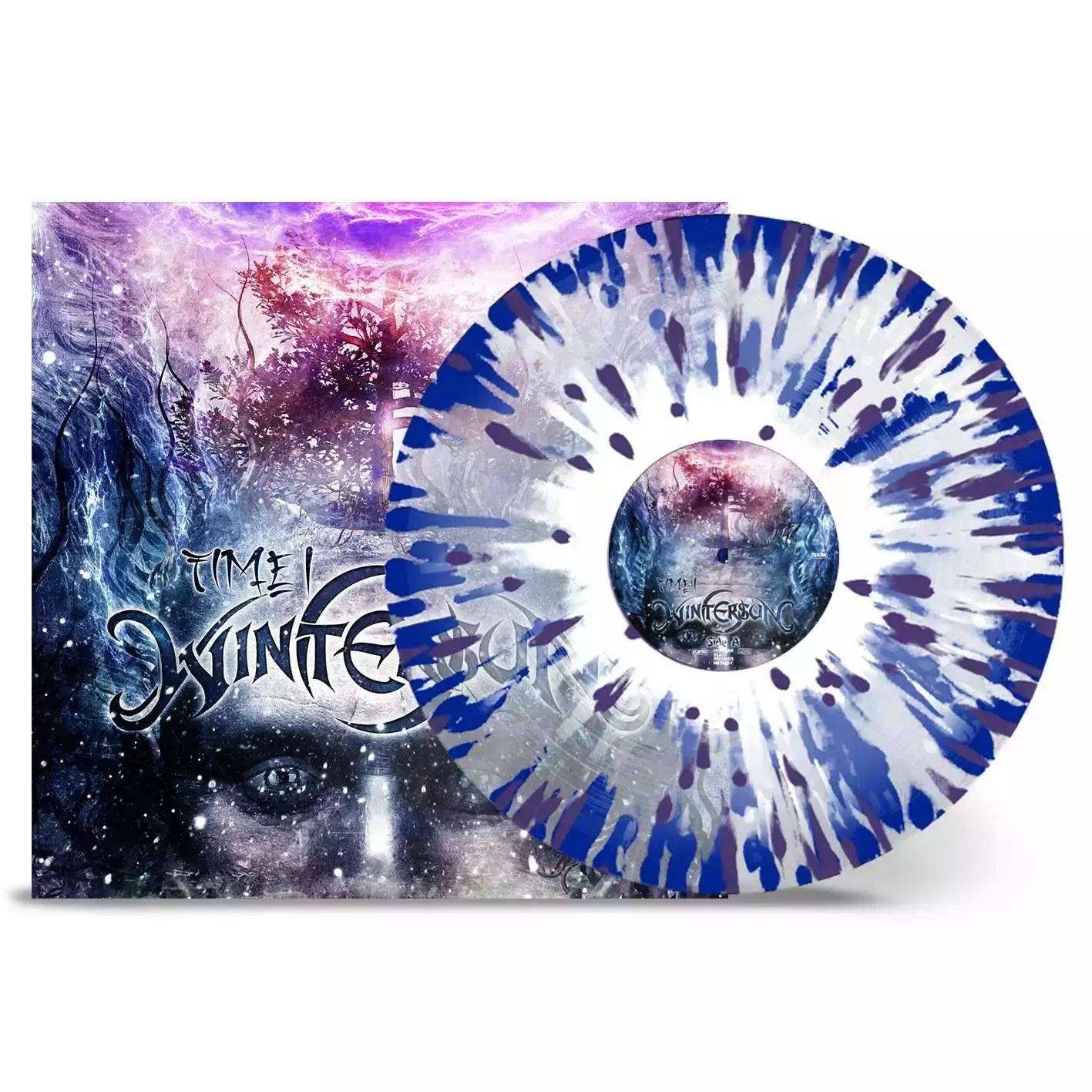WINTERSUN · Time I | CLEAR BLUE/WHITE/PURPLE SPLATTER LP WINTERSUN · Time I | CLEAR BLUE/WHITE/PURPLE SPLATTER LP (Melodic Death Metal Vinyl)