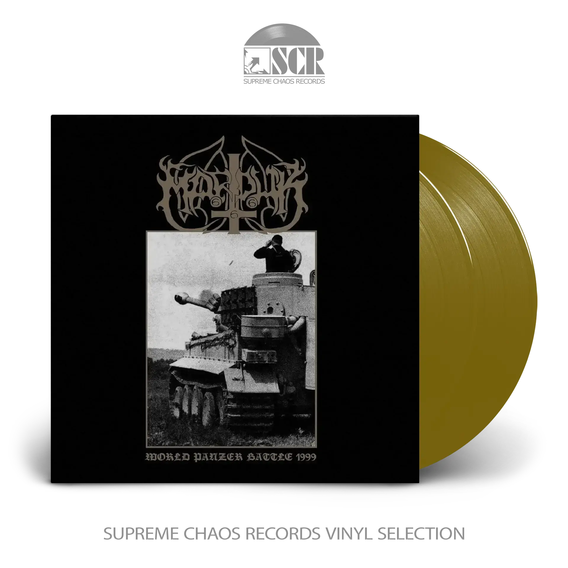 MARDUK - World Panzer Battle 1999 · GOLD 2LP (Black Metal Vinyl)