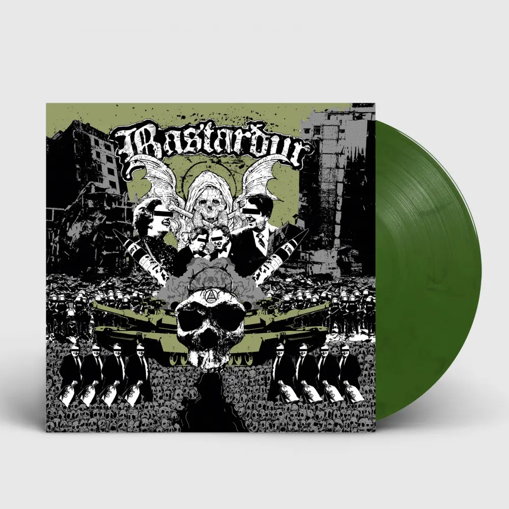 BASTARDUR - Satan's Loss of Son · SILVER/GREEN LP BASTARDUR - Satan's Loss of Son · SILVER/GREEN LP (Crust Vinyl)