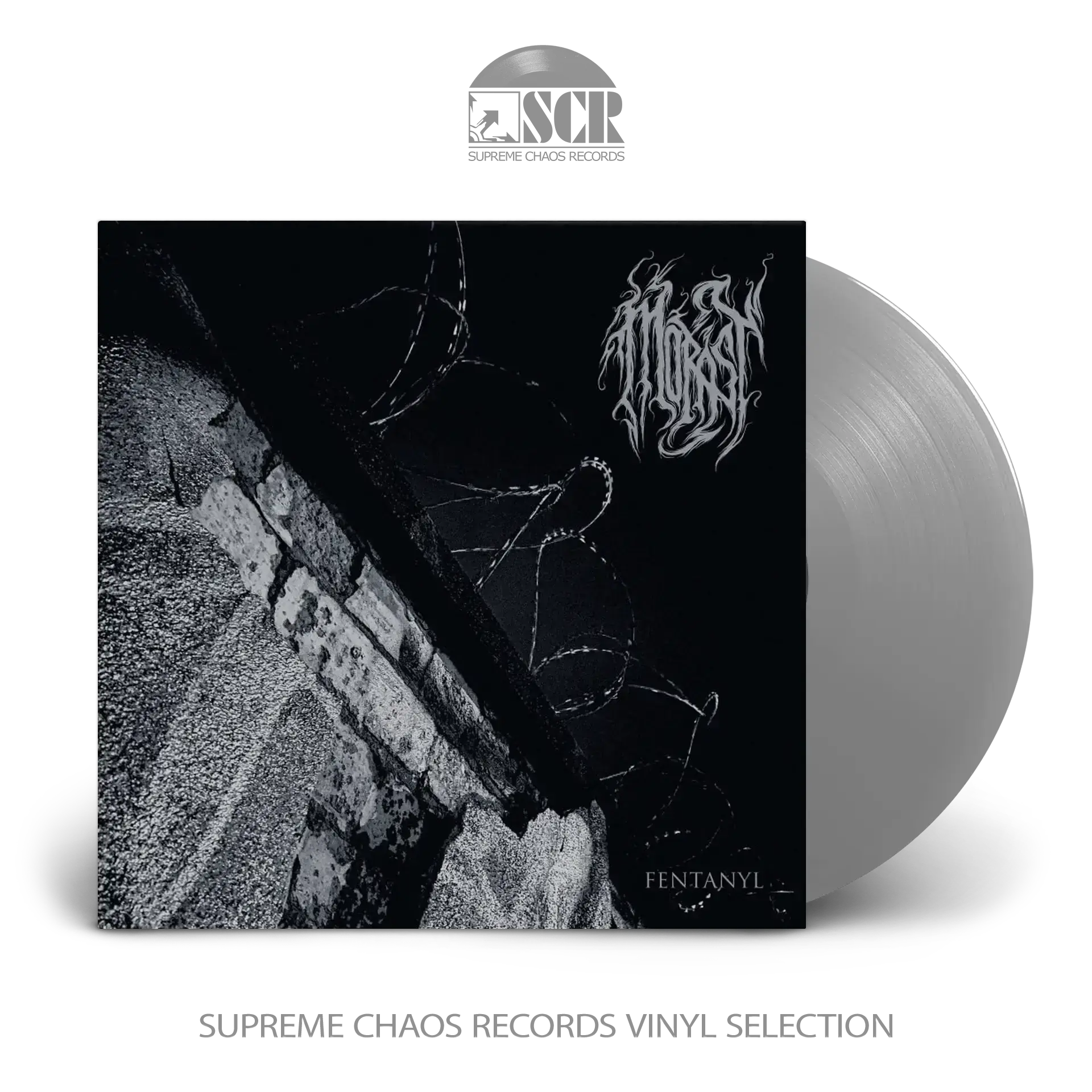 MORAST - Fentanyl · SILVER LP (Black Metal/Doom Metal Vinyl)