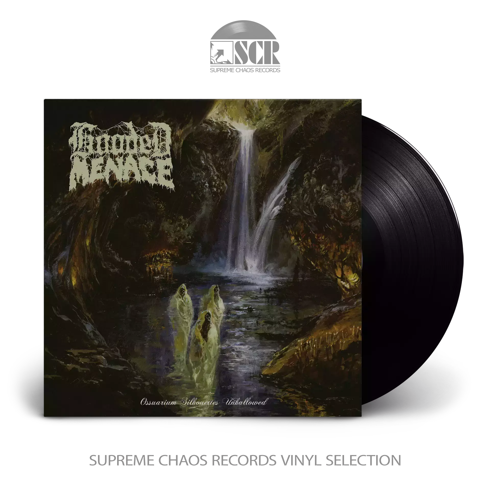HOODED MENACE - Ossuarium Silhouettes Unhallowed · BLACK LP HOODED MENACE - Ossuarium Silhouettes Unhallowed · BLACK LP (Doom Metal/Death Metal Vinyl)