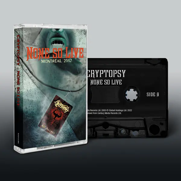CRYPTOPSY - None So Live · TAPE CASS CRYPTOPSY - None So Live · TAPE CASS (Death Metal Tapes)