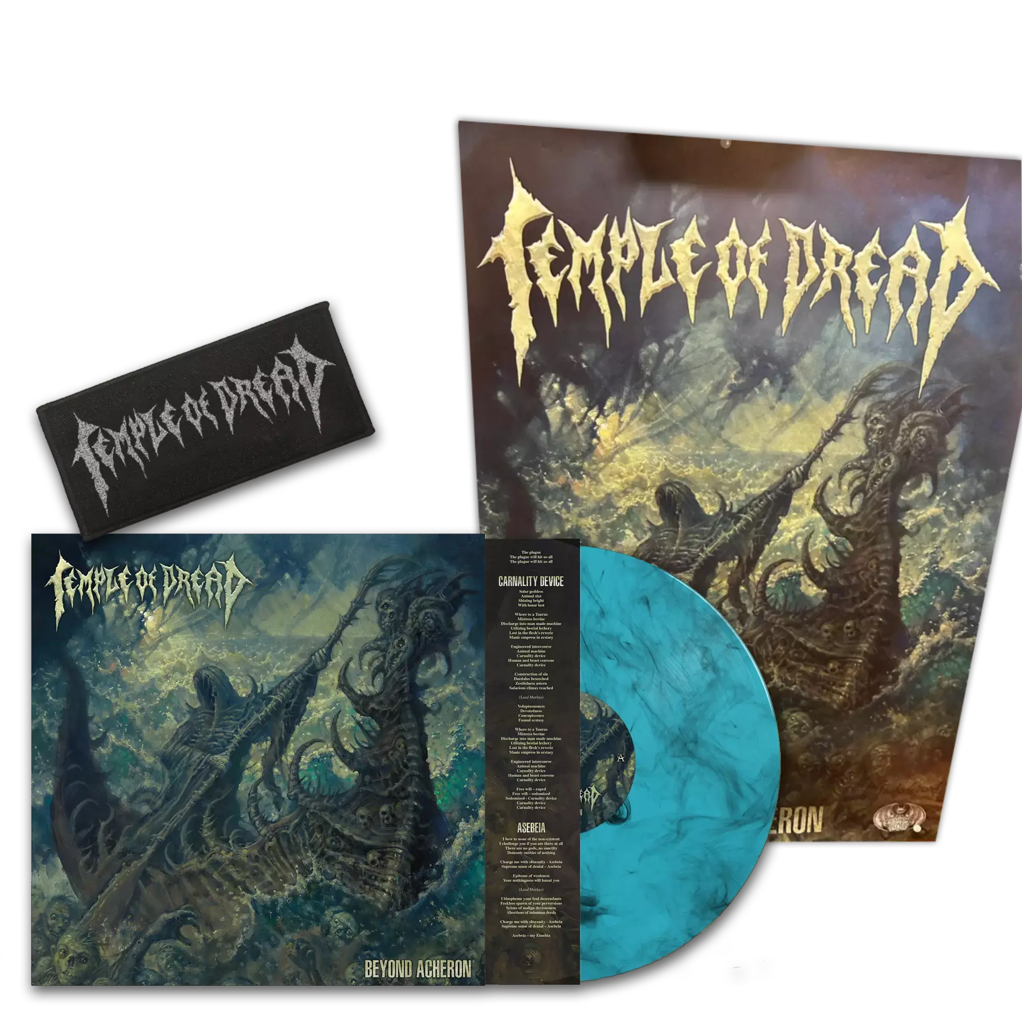 TEMPLE OF DREAD - Beyond Acheron · EXCLUSIVE LP BUNDLE TEMPLE OF DREAD - Beyond Acheron · EXCLUSIVE LP BUNDLE (Death Metal Vinyl)