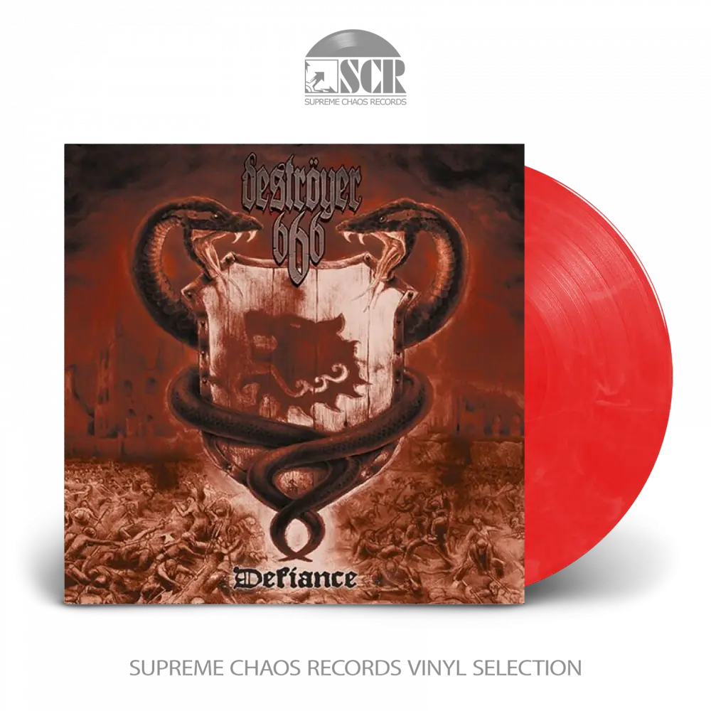 DESTRÖYER 666 - Defiance · GOLD/ORANGE LP (Thrash Metal/Black Metal Vinyl)