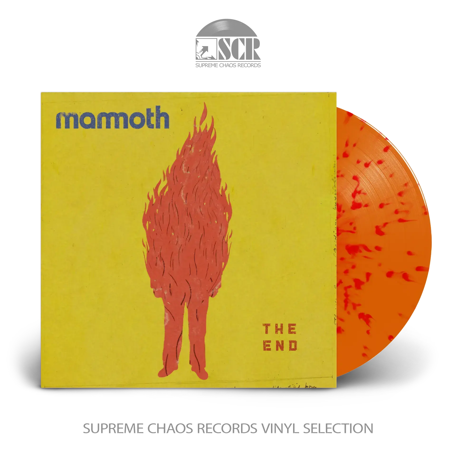MAMMOTH - The End (Specialist Version) · ORANGE/RED SPLATTER LP (Hardrock Vinyl)