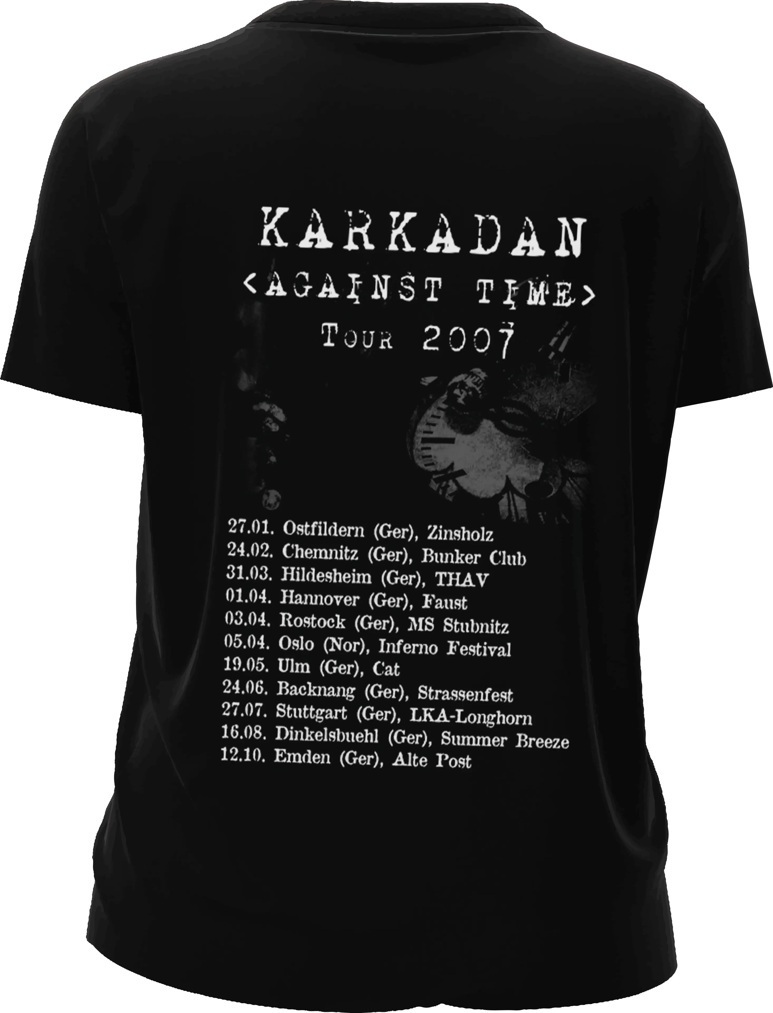 KARKADAN - Against Time Tour 2007 · GIRLIE · Bild 1 KARKADAN - Against Time Tour 2007 · GIRLIE (Death Metal/Progressive Metal/Black Metal/Heavy Me Clothes) · Bild 1