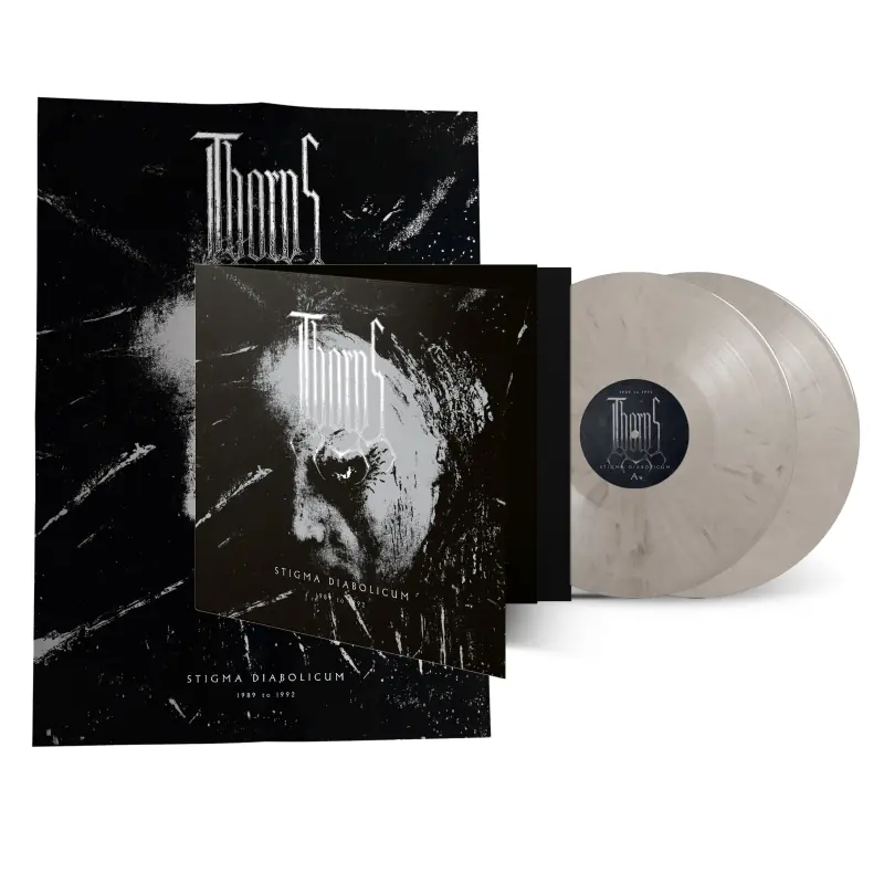 THORNS - Stigma Diabolicum · ASH GREY MARBLED 2LP · Bild 2 THORNS - Stigma Diabolicum · ASH GREY MARBLED 2LP (Black Metal Vinyl) · Bild 2