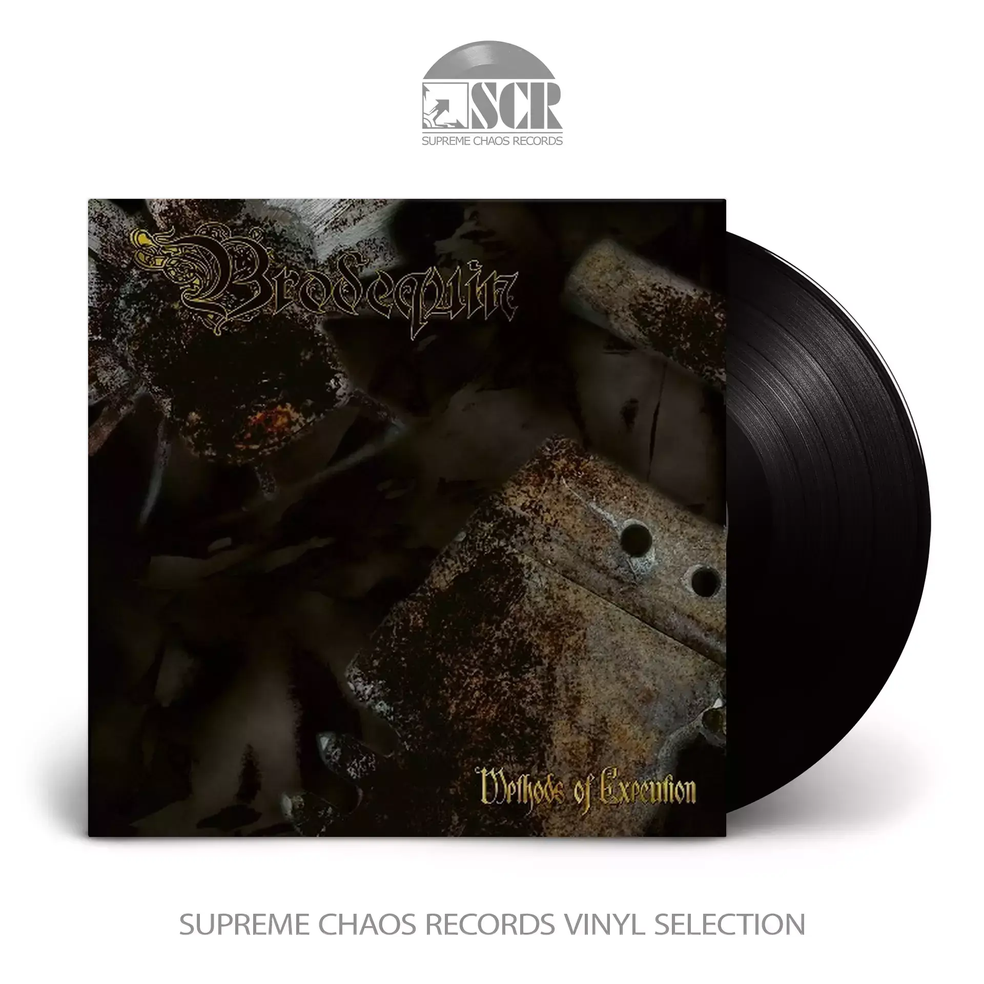 BRODEQUIN · Methods Of Execution | BLACK LP BRODEQUIN · Methods Of Execution | BLACK LP (Brutal Death Metal Vinyl)
