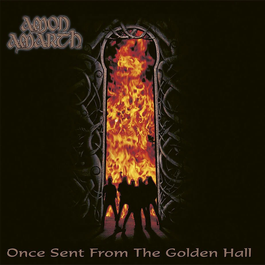 AMON AMARTH · Once Sent From The Golden Hall | SMOKE GREY MARBLED LP (Death Metal Vinyl) · Bild 1