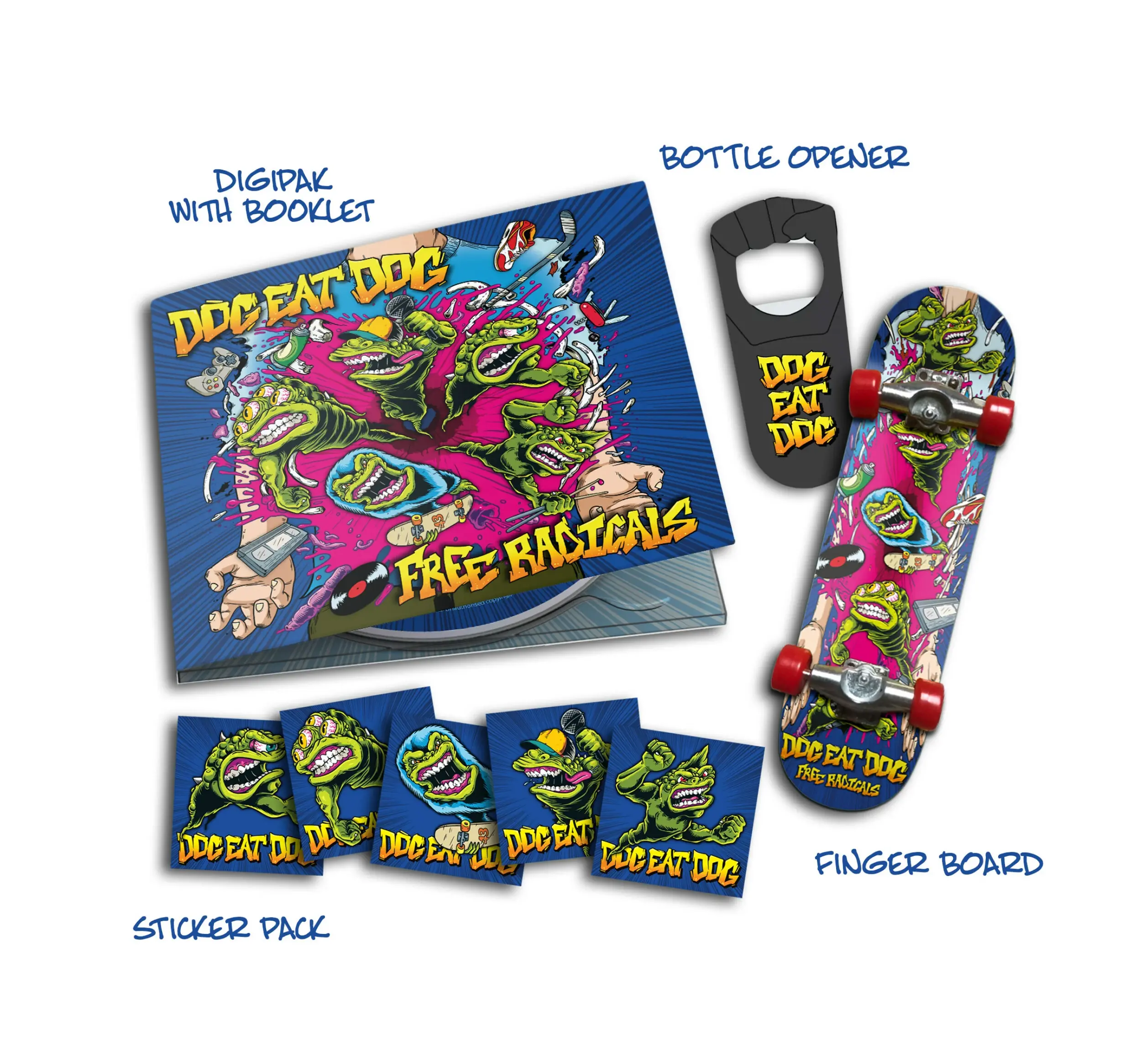 DOG EAT DOG · Free Radicals | BOXCD (Crossover CDs)