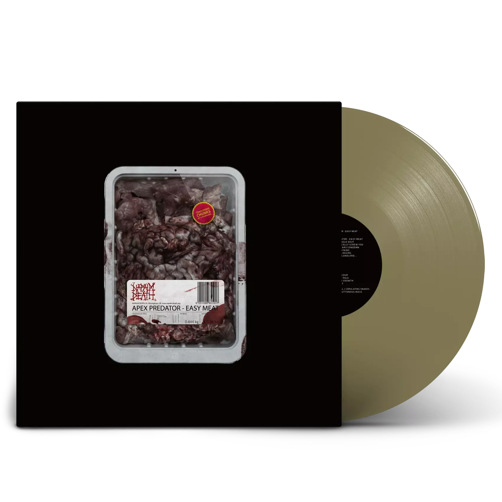 NAPALM DEATH - Apex Predator - Easy Meat · GOLDEN LP (Grindcore Vinyl)