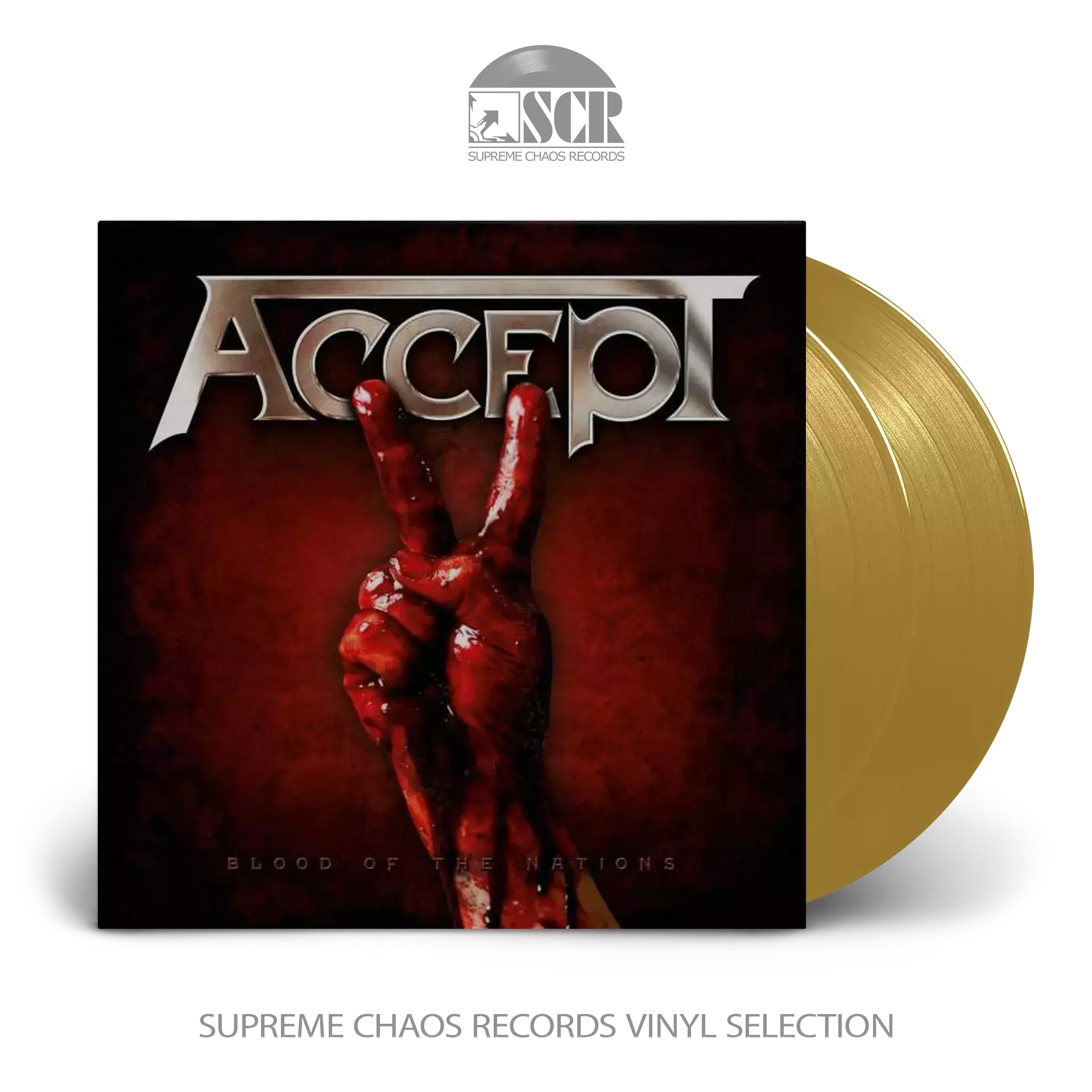 ACCEPT - Blood Of The Nations · GOLD DLP (Heavy Metal Vinyl)