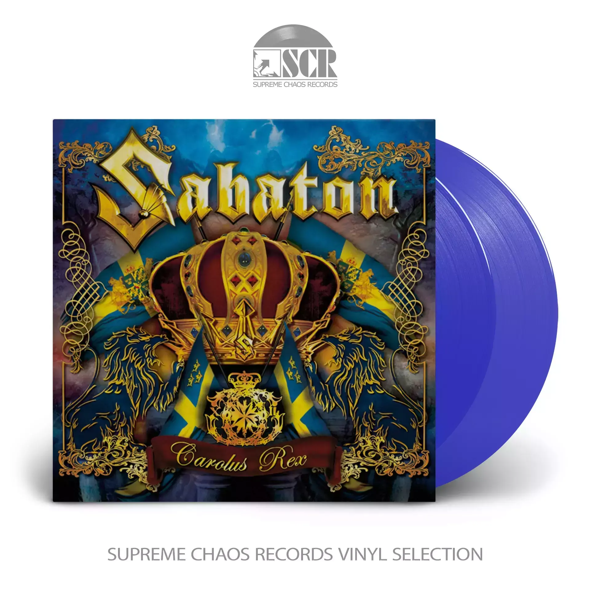 SABATON · Carolus Rex | BLUE 2LP SABATON · Carolus Rex | BLUE 2LP (Heavy Metal Vinyl)
