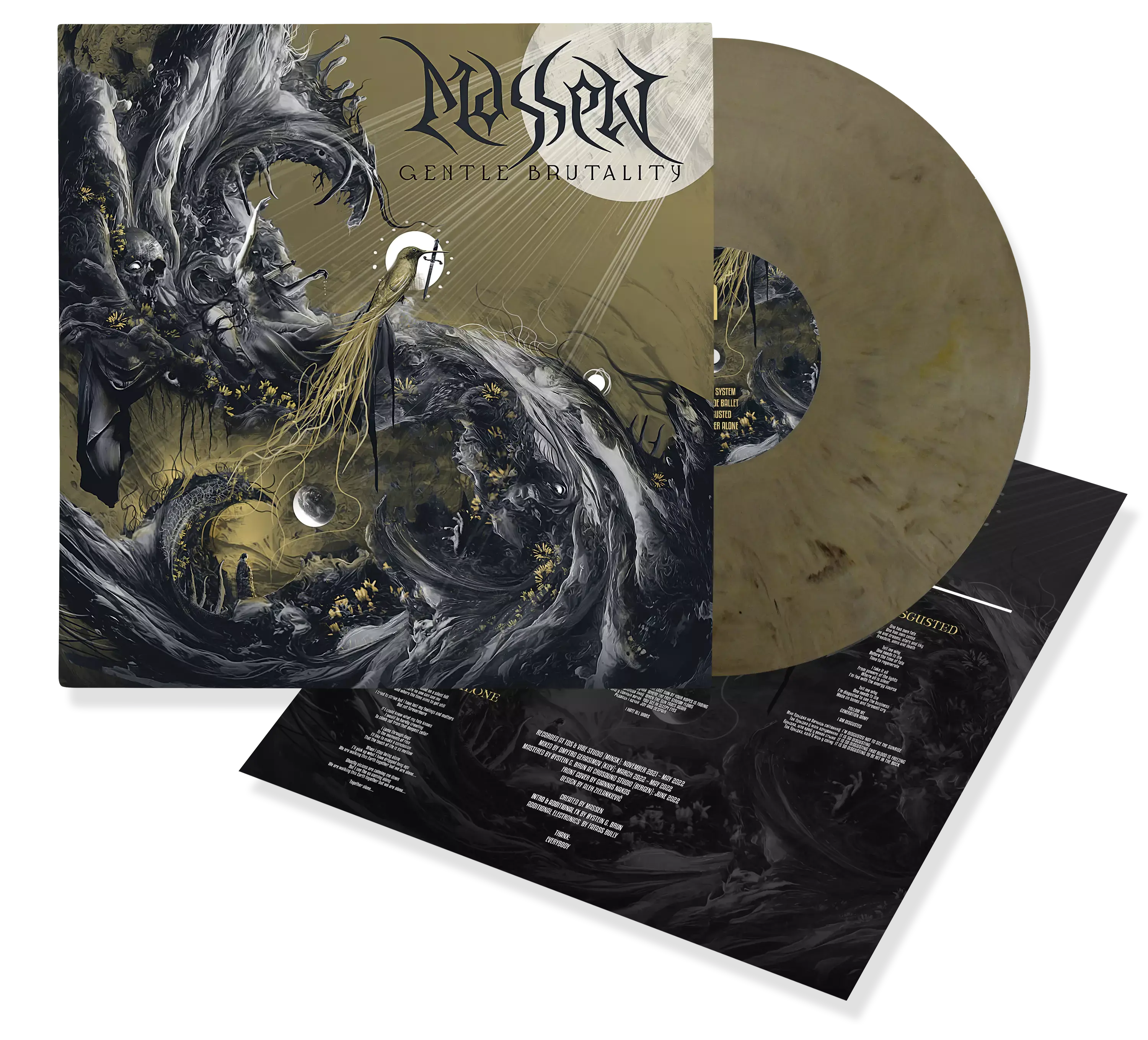 MASSEN - Gentle Brutality · MARBLED VINYL (Death/Black Metal Vinyl)