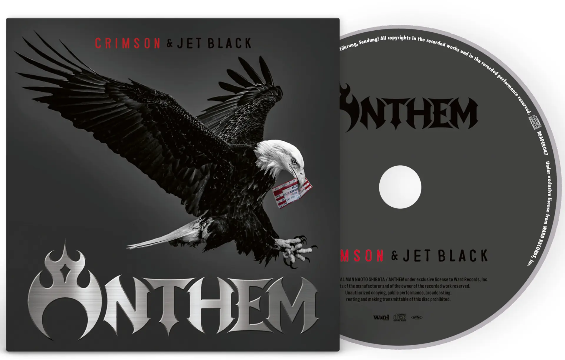 ANTHEM - Crimson & Jet Black · CD ANTHEM - Crimson & Jet Black · CD (Heavy Metal CDs)