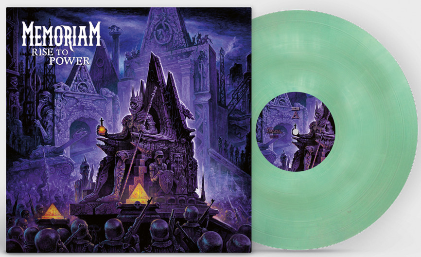 MEMORIAM - Rise to Power · DUCK EGG BLUE LP (Death Metal Vinyl)