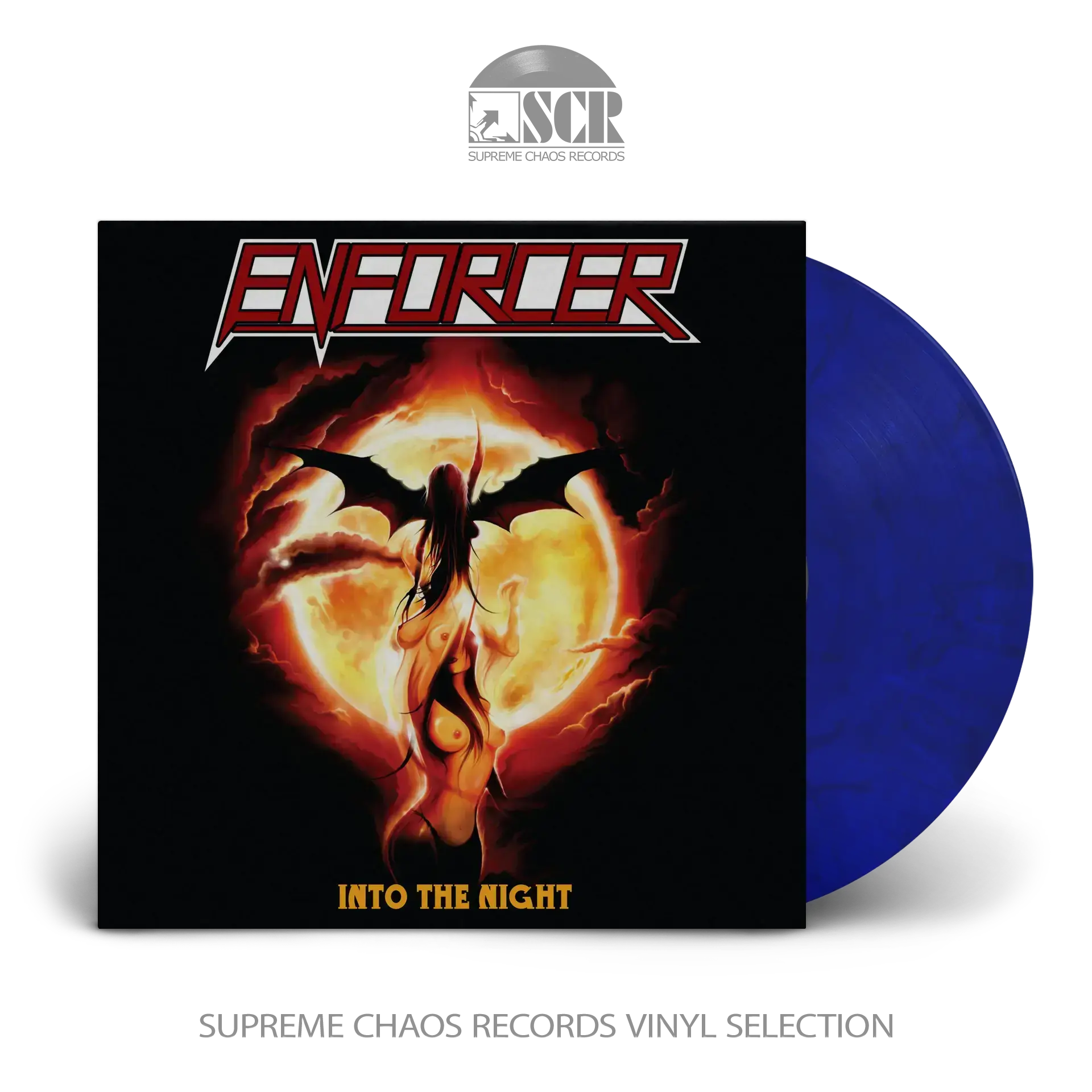 ENFORCER - Into The Night · BLUE/BLACK LP ENFORCER - Into The Night · BLUE/BLACK LP (Heavy Metal Vinyl)