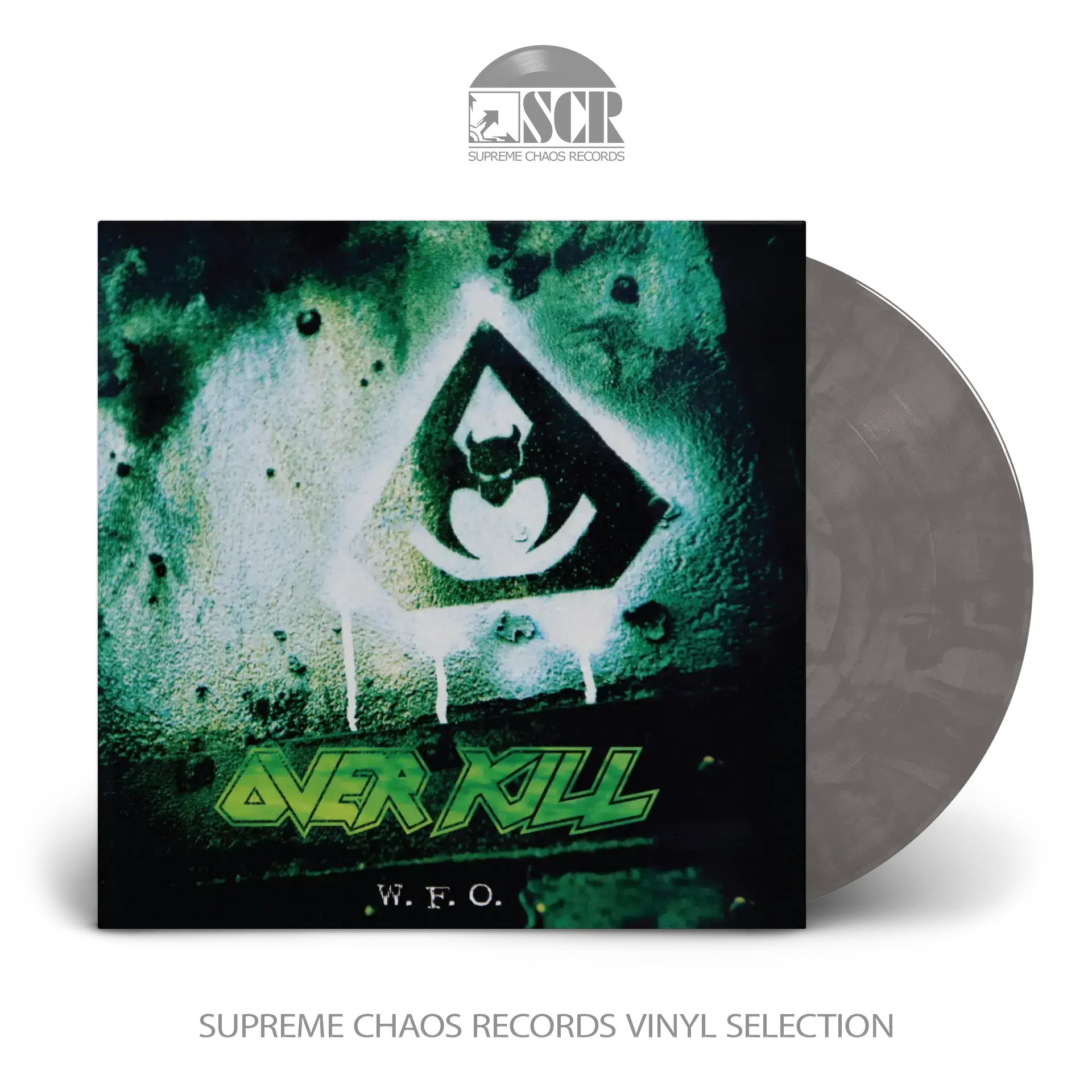 OVERKILL · W.F.O. | CLEAR/BLACK MARBLED LP (Thrash Metal Vinyl)